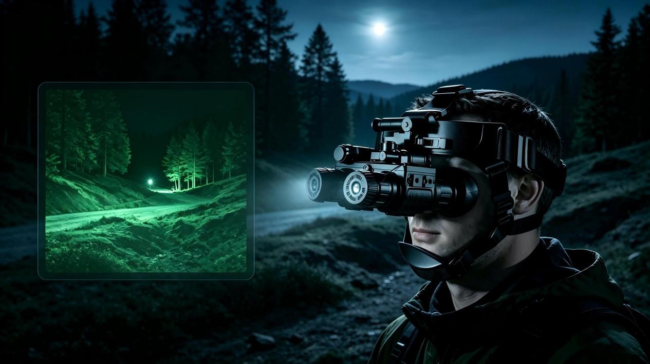 Head-Mounted Binocular Night Vision Goggles