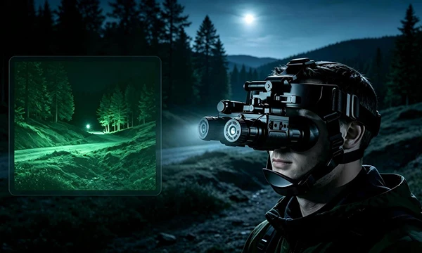 Head-Mounted Binocular Night Vision Goggles