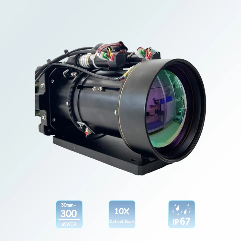 HD 1280&times;1024 resolution 30mm～300mm Long-Wave Infrared MWIR Lenses